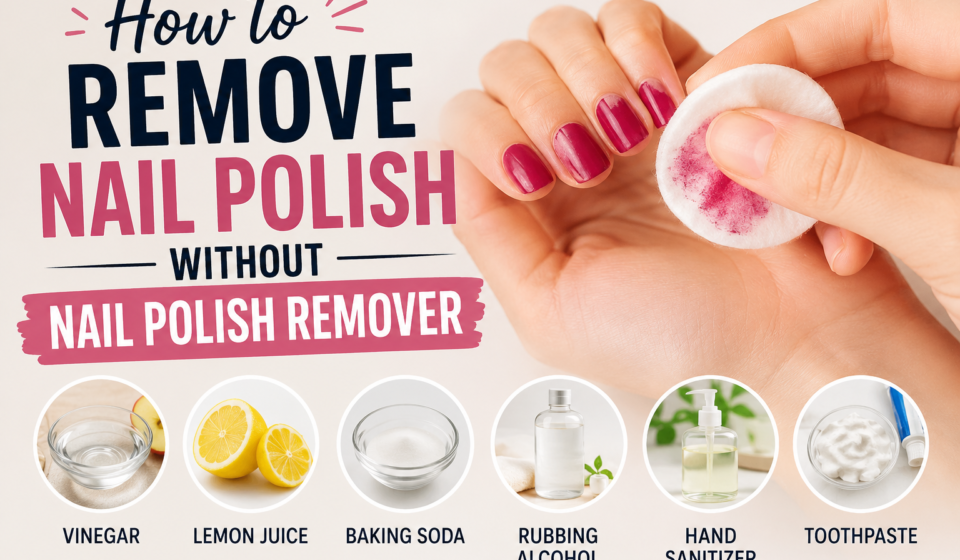 How to remove nail polish naturally